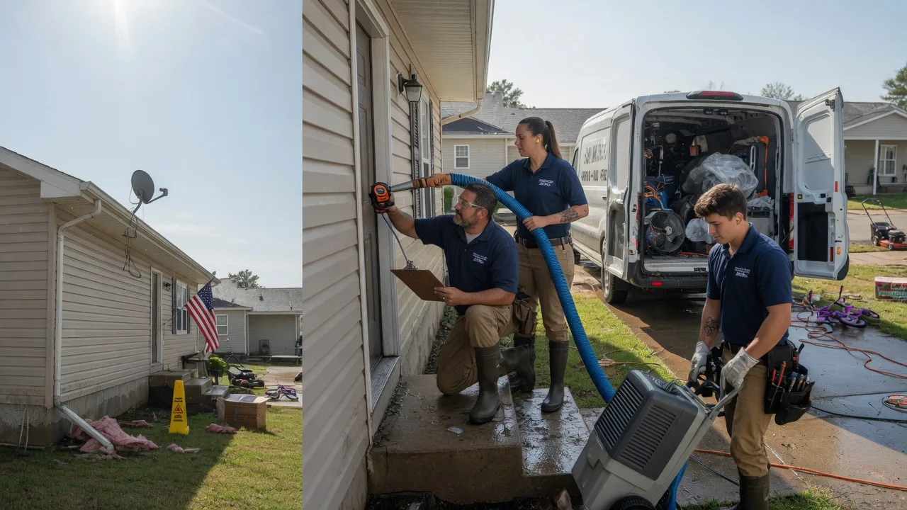 Ceiling Water Damage Restoration in Kellogg, IA near me